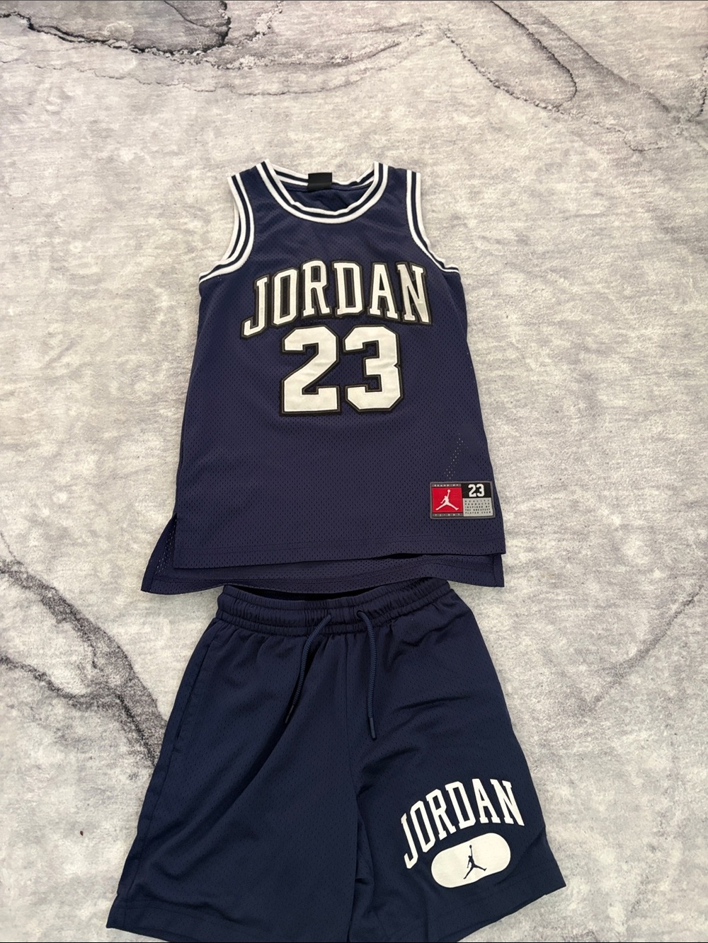 Jordan Basketball Tank and Shorts Set